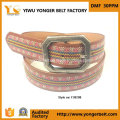 Vintage Fashion Womens PU Embroidered Belt